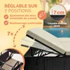 CASARIA® Lettino Prendisole 2 Persone in Polyrattan Anteprima dell’immagine prodotto 5