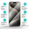 3x Schutzglas Panzerfolie für iPhone 15 Pro Max Produktbild-Vorschau 6