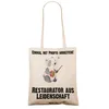 Mr. & Mrs. Panda Tote Bag Restaurator Leidenschaft - Produktbild-Vorschau 3
