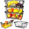 Vilde | Obstkörbe 3er Set - 32x20x13,5 cm - Metall Produktbild-Vorschau 12