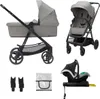 KINDERKRAFT 4in1 Newly Classic Grigio + Visone PRO Anteprima dell’immagine prodotto 1