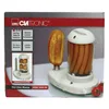 The image shows the packaging of a Clatronic 2-in-1 Hot Dog Maker & Egg Cooker. Podgląd zdjęcia produktu