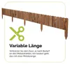 Garronda Beeteinfassung Holz Rollzaun Gartenzaun Produktbild-Vorschau 4
