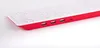 A close-up, angled view of a red and white Raspberry Pi keyboard, showing the USB ports on the side. Produktbild-Vorschau