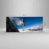 Bilder auf glas - Snowboard Winter Berg Gipfel - 120x50cm - Produktbild-Vorschau 3