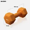 GORILLA SPORTS® Hanteln Set - Neopren, 2x3kg, Guss, Orange Produktbild-Vorschau 6