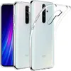 Three transparent phone cases are shown, with two phones inside them. Produktbild-Vorschau