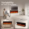 KAMINIO Elektrische haard LEA - Elektrische 3-in-1 haard Productafbeelding-voorbeeld 2