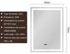 ZMH LED-spiegel voor de badkamer, dimbaar met verlichting, Productafbeelding-voorbeeld 11