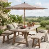 Sekey  Sonnenschirm Ø300cm Holzoptik Gartenschirm Produktbild-Vorschau 13
