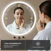 Puluomis miroir de salle de bain antibuée 70cm avec horloge Voir les images du produit 3