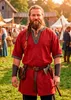 Klassische Wikinger Tunika rot "Arvid" mit Knotenmuster, Produktbild-Vorschau 1