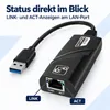USB 3.0 LAN Adapter 100 Mbit/s – USB Typ A auf RJ45 Produktbild-Vorschau 9