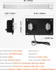 Diagrams and specifications for a UV-C light fixture. Produktbild-Vorschau