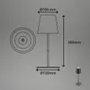 Tischlampe Akku Tischleuchte Kabellos Touch Produktbild-Vorschau 5