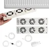 Ikodm radiatorventilator, 3 ventilatoren, set van 2, met Productafbeelding-voorbeeld 9