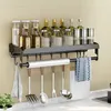 Gewürzregal, mit Küchenrollenhalter, 60cm Küchenregal, Produktbild-Vorschau 1