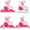 4in1 Inlineskates Triskates Rollschuhe Schlittschuhe Raven Produktbild-Vorschau 1