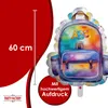 Folienballon Back to school neutral 50 x 60 cm Einschulung Produktbild-Vorschau 4