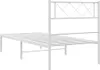 VidaXL 372321, Bílá, 104,5 cm, 2,07 m, 90 cm, 1000 x 2000 Náhled obrázku produktu 9