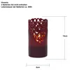 Star Trading 062-29 Bougie de cire LED rouge 15cm 6/18h Voir les images du produit 10