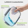 VonShef 10-teiliges Glasbehälter mit Deckel, 1050ml & 370ml Produktbild-Vorschau 6