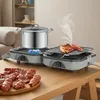Clanmacy Set Duo Skladací plynový varič 2 horáky 4,6kw Náhľad obrázku produktu 7