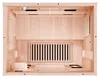 Dewello Infrarotkabine Infrarotsauna PIERSON 135cm x 105cm Produktbild-Vorschau 17