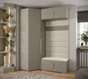 MEBLE KRYSPOL Inova 1 Möbelset Garderobe, 236,7x181,7x47cm Produktbild-Vorschau 2