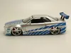 Nissan Skyline GT-R R34 2002 silber blau Brian Fast & Produktbild-Vorschau 3