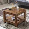 Wohnling Massivholz Sheesham Couchtisch 60 x 60 x 45 cm; Produktbild-Vorschau 14