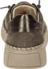The back view of a women's brown Gabor plateau lace-up shoe. Náhľad obrázku produktu