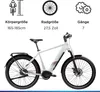Zündapp X850 Trekking E Bike bianca Anteprima dell’immagine prodotto 3