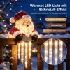 Weihnachtsmann Solar-Klemmleuchte, warmes Licht, Produktbild-Vorschau 4