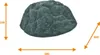 roccia decorativa grigia in fibra di vetro per la Anteprima dell’immagine prodotto 5