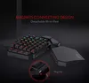 A gaming keyboard with RGB lighting and a detachable wrist rest, shown on a dark background. Produktbild-Vorschau