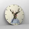 Wanduhr - Rund - Glasuhr - Hipster Anthropomorphismus Produktbild-Vorschau 4