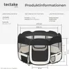 tectake® Welpenauslauf faltbar, für Innen- und Außenbereich Produktbild-Vorschau 5