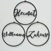 1 x Wanddekoration / Schild Metall  Heimat, Willkommen, Produktbild-Vorschau 4