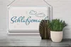 Blechschild Spruch 30x20cm Schlafgemach Produktbild-Vorschau 4