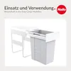 Hailo Inneneimer 1080369 hellgrau 40 Liter 415 x 285 x 500 Produktbild-Vorschau 3