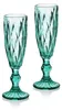 Sektgläser Glas ELISE Turquise 180 ml 5,8x7x20 cm Türkis Produktbild-Vorschau 1