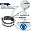 tecuro Einhand Schraubrohrschelle 57-61mm, Stockschr. M8 x Produktbild-Vorschau 3