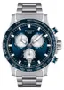 Tissot Supersport Chrono con quadrante blu, 45,5 mm, Anteprima dell’immagine prodotto 1
