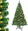 UISEBRT Künstlicher Weihnachtsbaum mit Beleuchtung 210cm Produktbild-Vorschau 1
