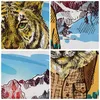 Bild auf Leinwand - Leinwandbild - Tiger in den Bergen Produktbild-Vorschau 8