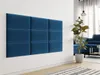 Panneau mural capitonné 60x30 PAG – bleu Voir les images du produit 5