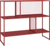 Étagère en métal rouge carmin EMILIA Voir les images du produit 1
