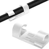 20 pack Clips Selbstklebend für Kabel Ø 10mm Transparent Produktbild-Vorschau 1