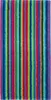 A close-up, full-frame shot of a colorful striped towel. Produktbild-Vorschau